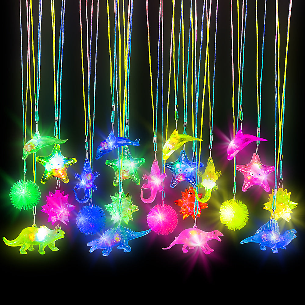 Light-Up Necklace Assorted (36 Pc Box)