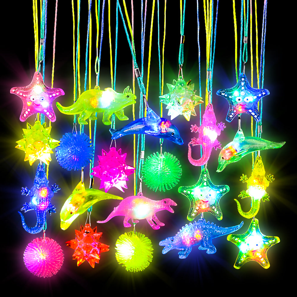 Light-Up Necklace Assorted (36 Pc Box)