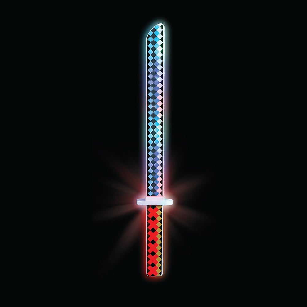 Light-Up Ninja Pixel Sword 24"