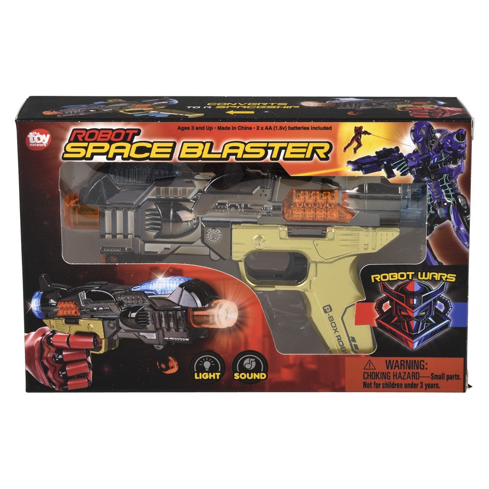 Light-Up Robot Space Blaster 6.5"