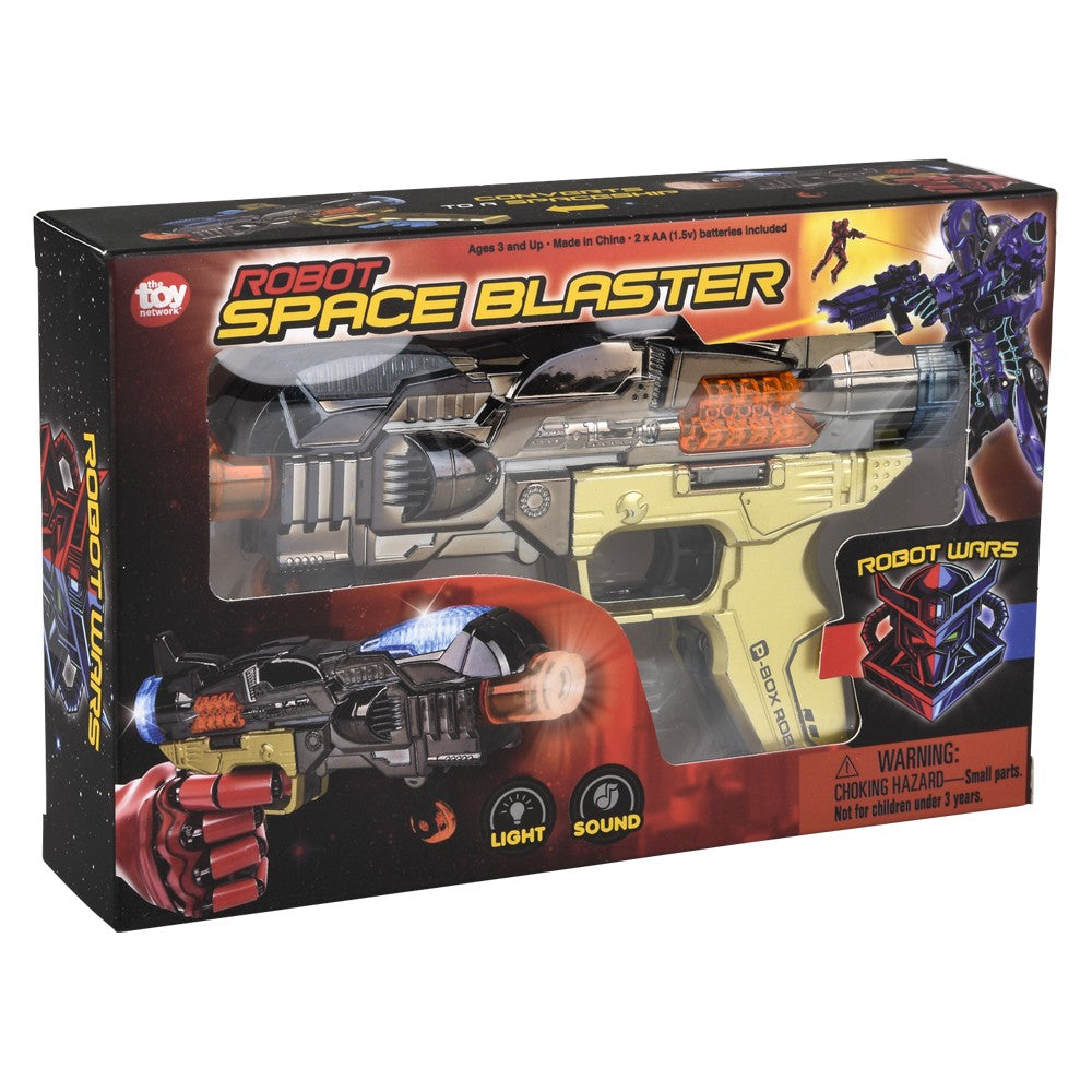 Light-Up Robot Space Blaster 6.5"