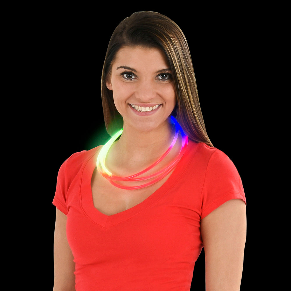 Glow Necklace Tri-Color 22" (50 Pc Tube)