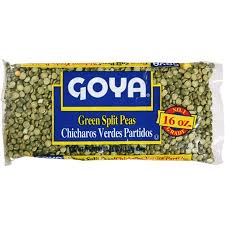 GOYA GREEN SPLIT PEAS 16oz