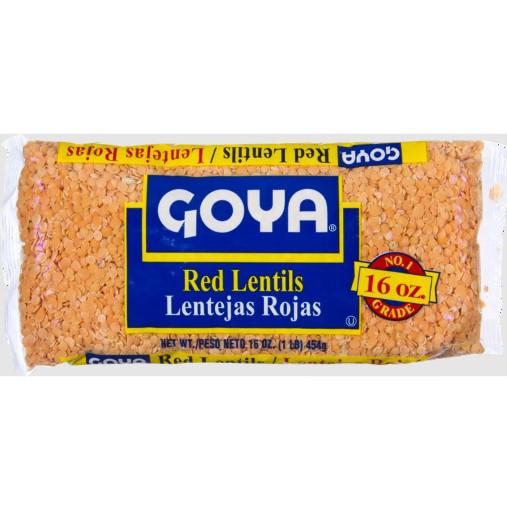 GOYA RED LENTILS 16oz
