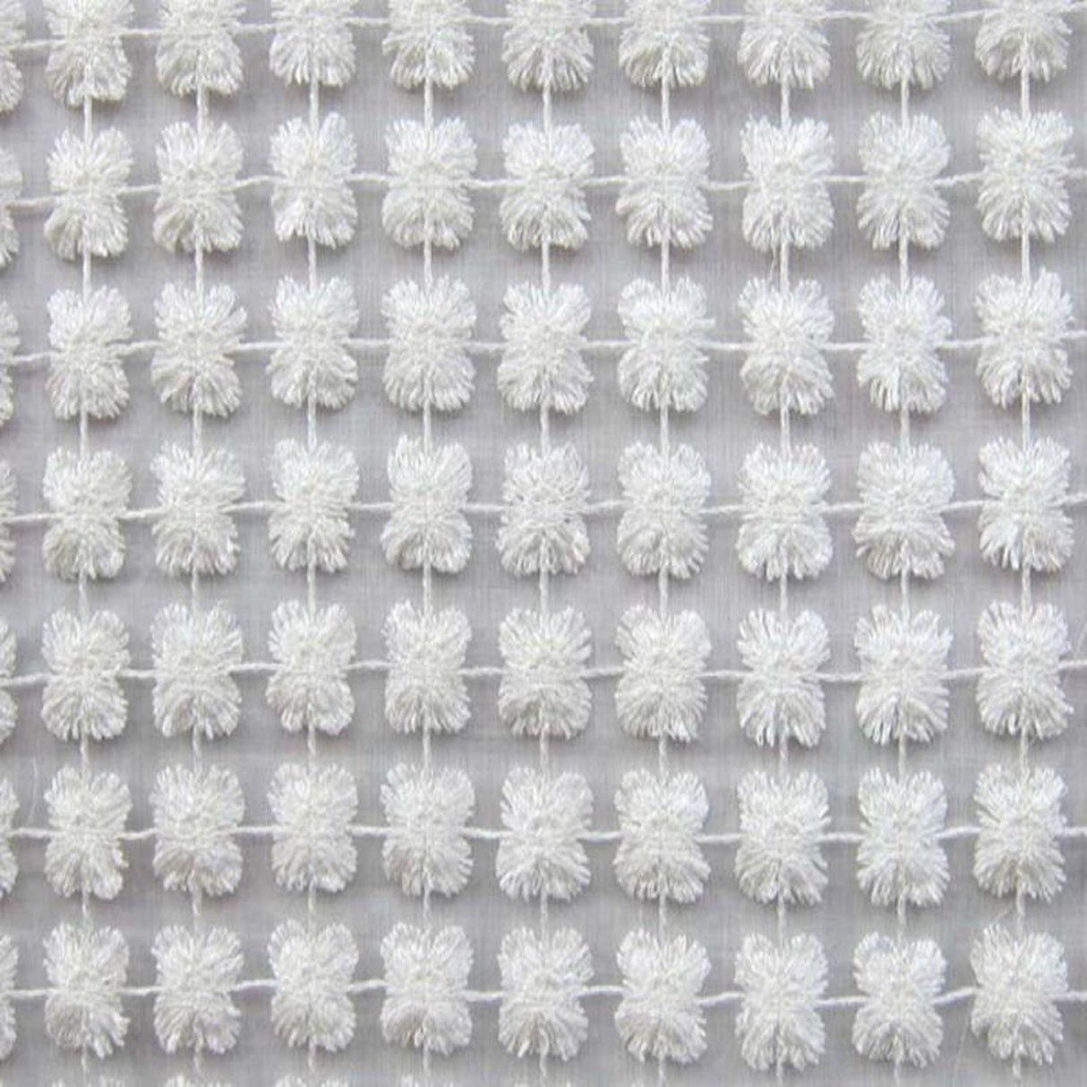 Groove Fabric - Floral Metallic Sheer, 110" Width (1 Yard)