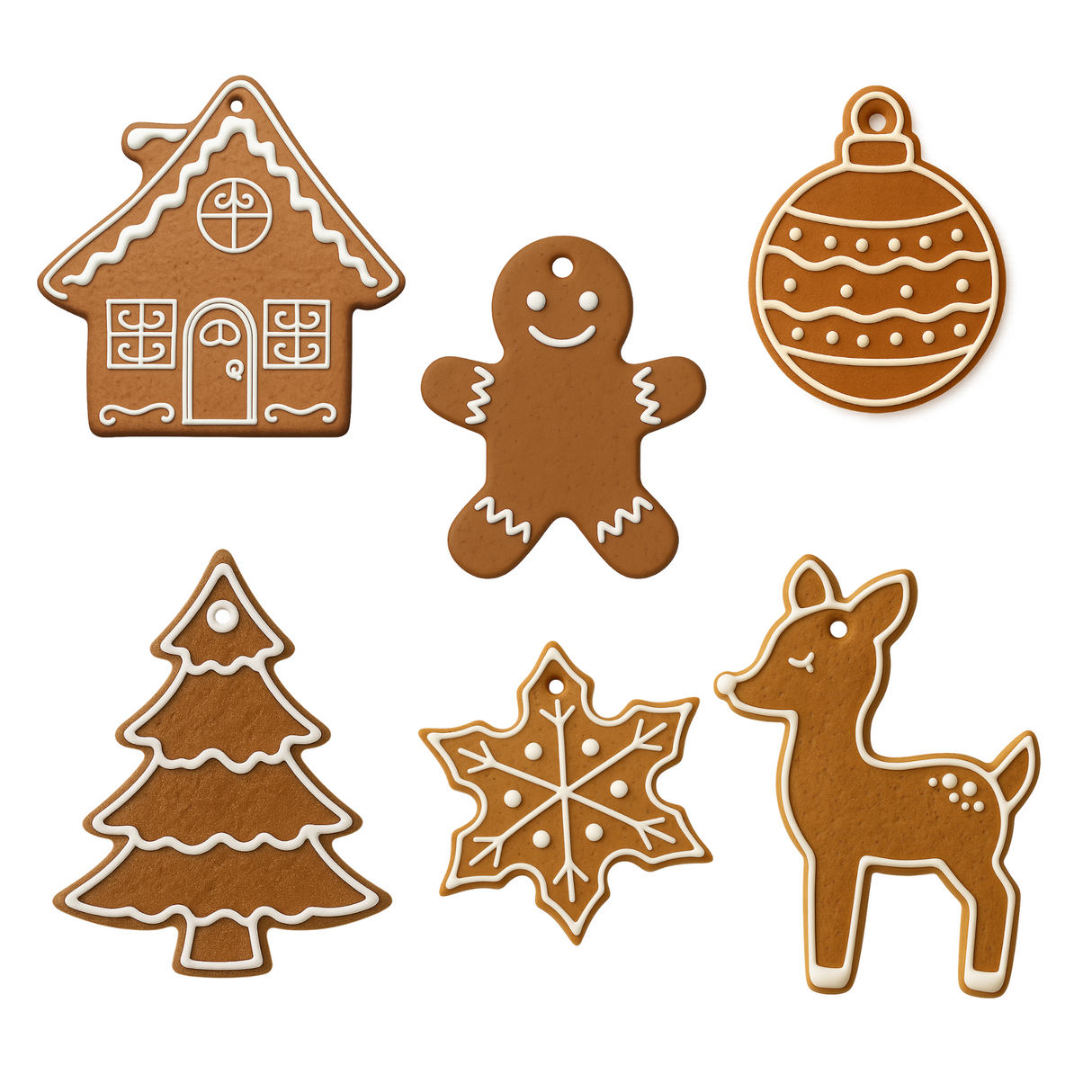 Ornament Craft Cookie Cutter 6 Pc Set HS0599