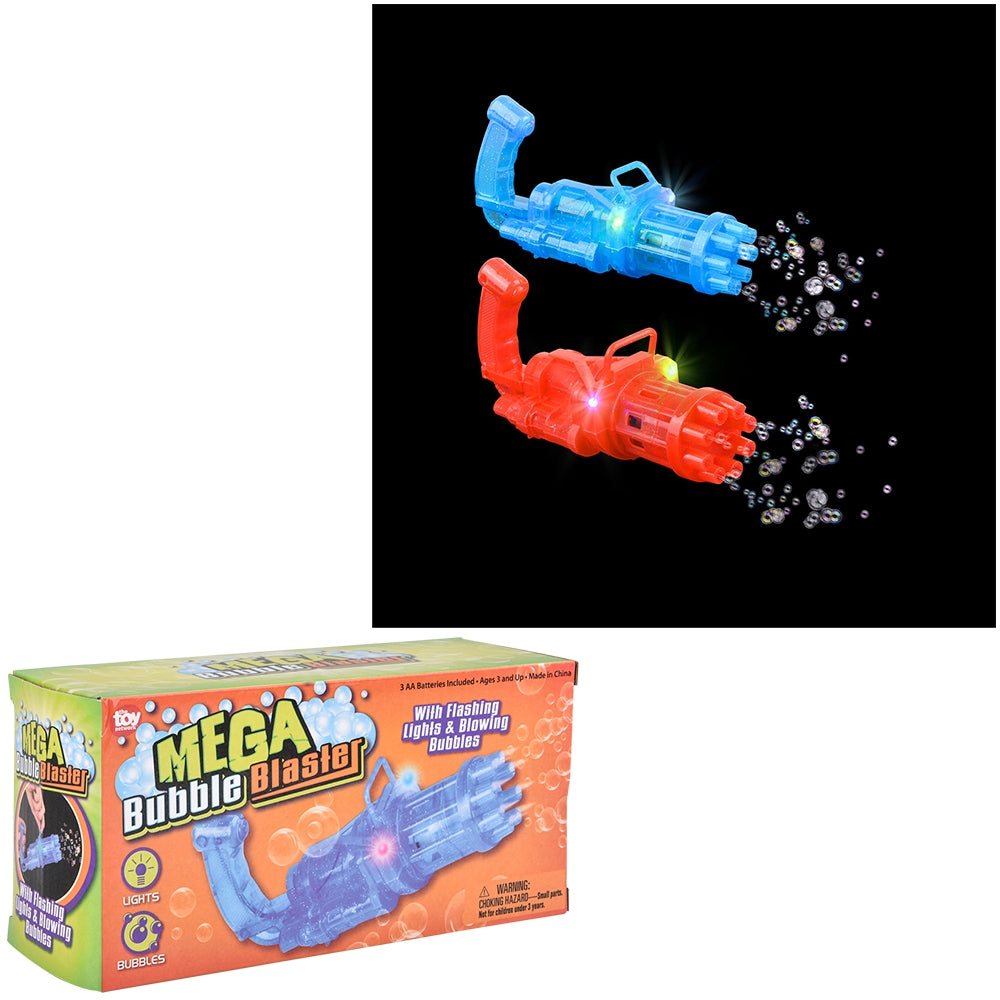 Light-Up Bubble Blaster Gatling Toy