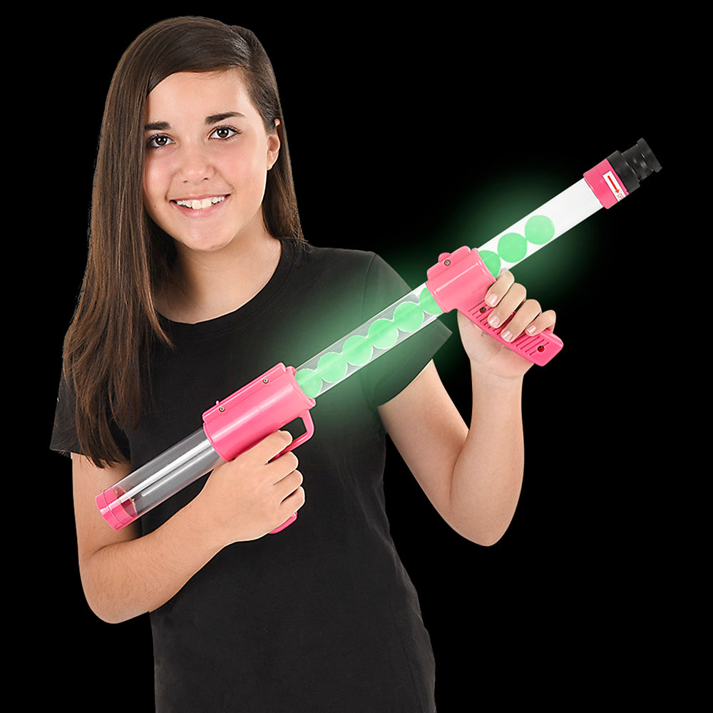 Glow-In-The-Dark Pink Moon Blaster 19"