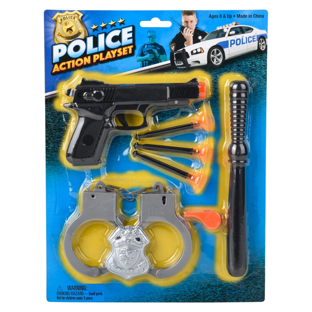 Police Playset 8 PC (1 DZ)