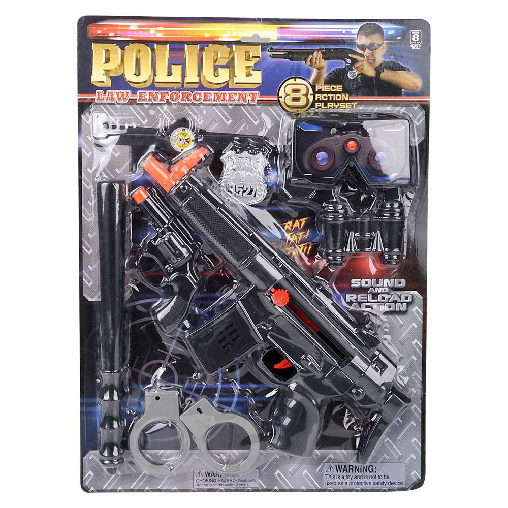 Police Play Set 8 PC