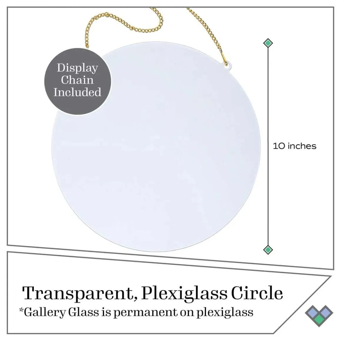 Gallery Glass Large Circle (10" x 10")