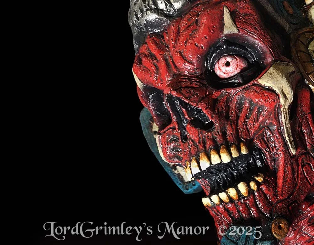 Mictlantecuhtli (Mictlāntēcutli) - Aztec God of Death - Oversized Latex Mask