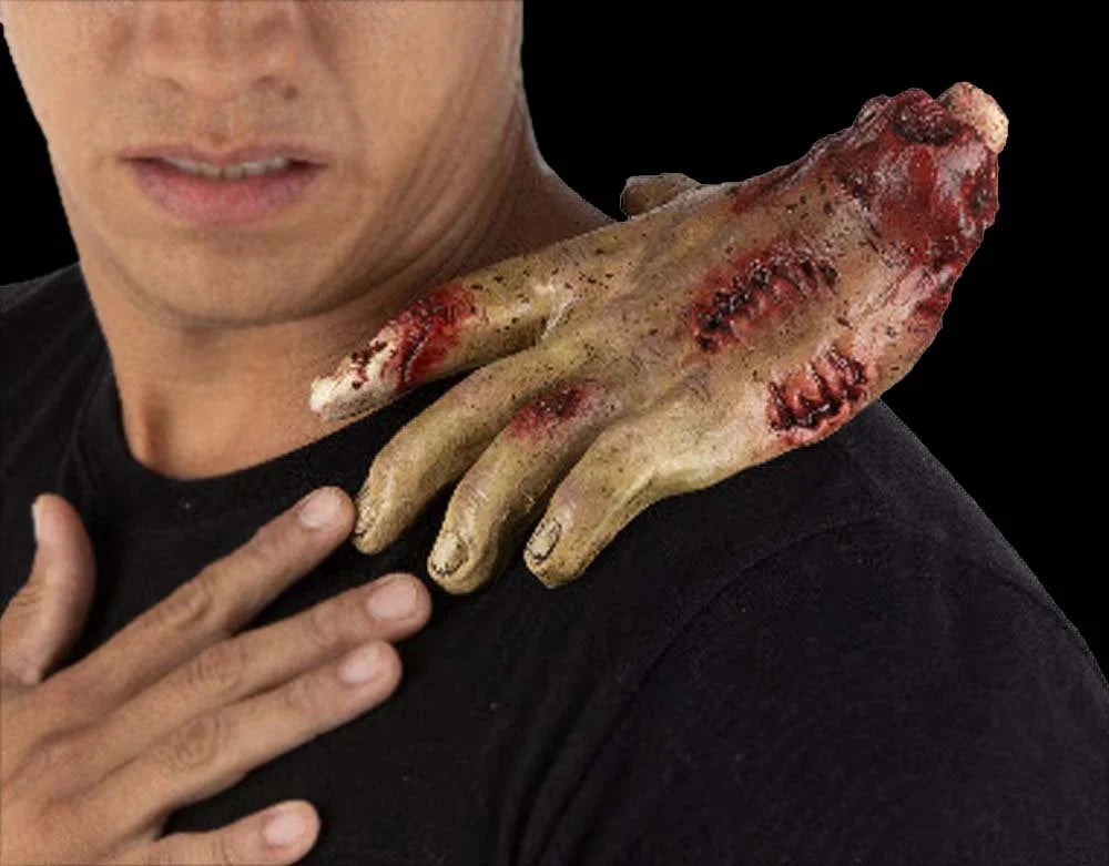 Severed Zombie Hand Shoulder Buddy