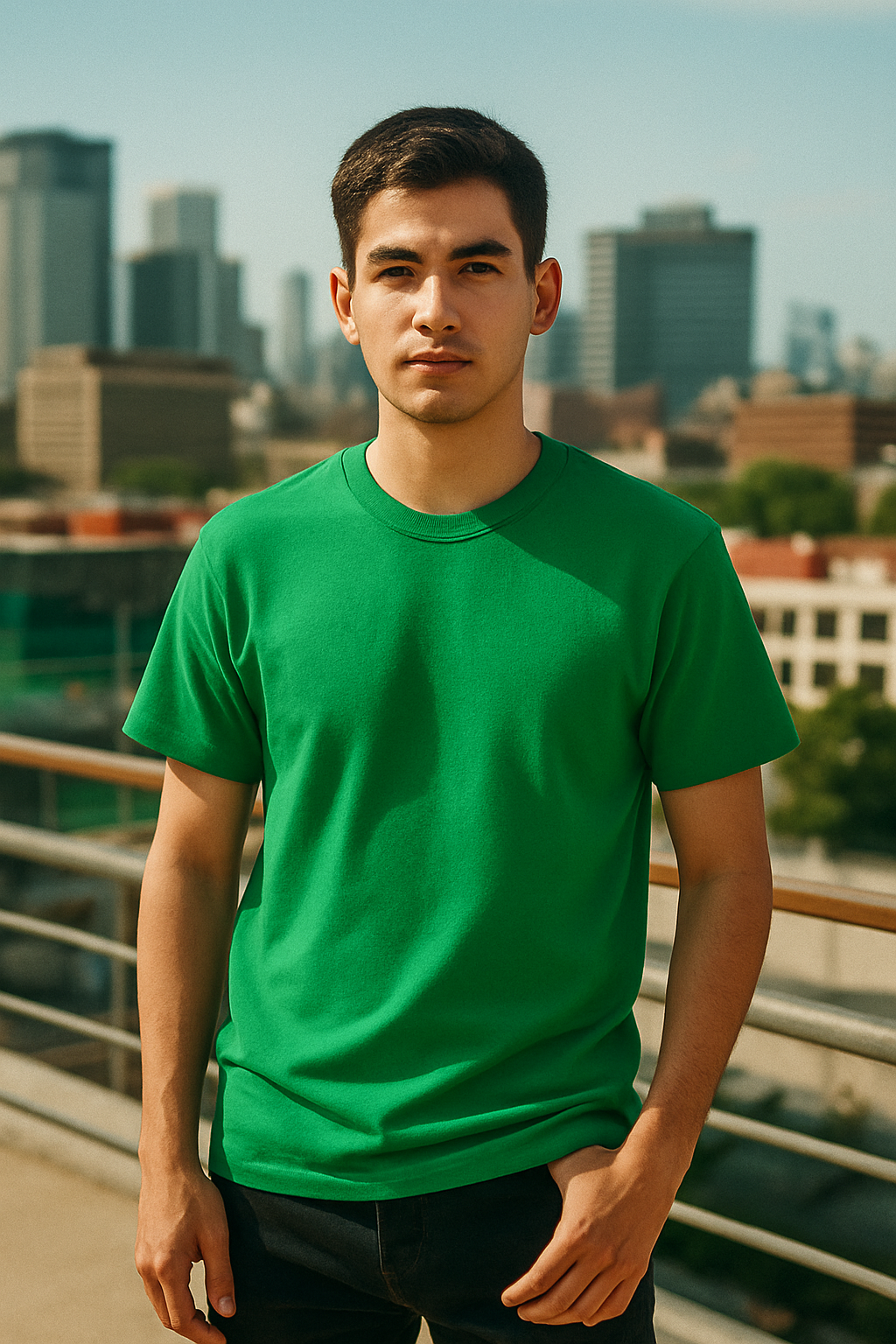 Gildan 5000 Adult Heavy Cotton Fabric - Irish Green, Short Sleeve, Classic Fit (1 Piece)