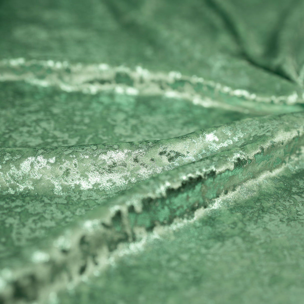 Stretch Velvet Foil Fabric