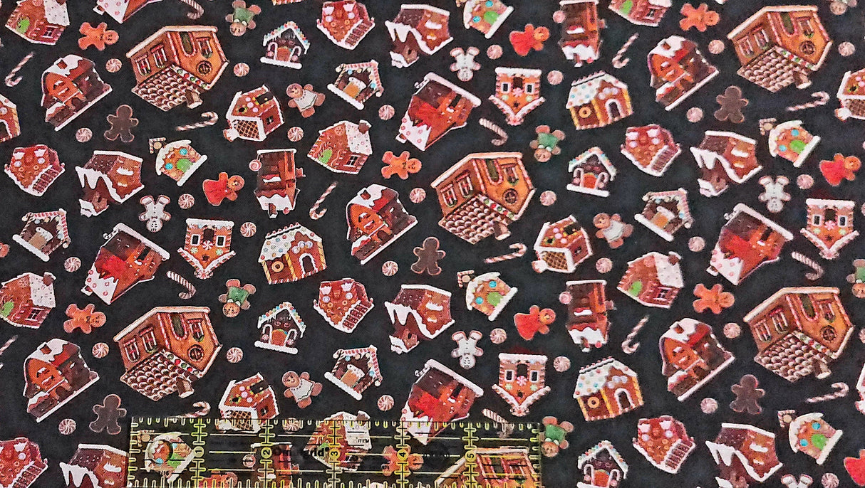 Quilting Cotton Gingerbread Cookies Christmas Fabric