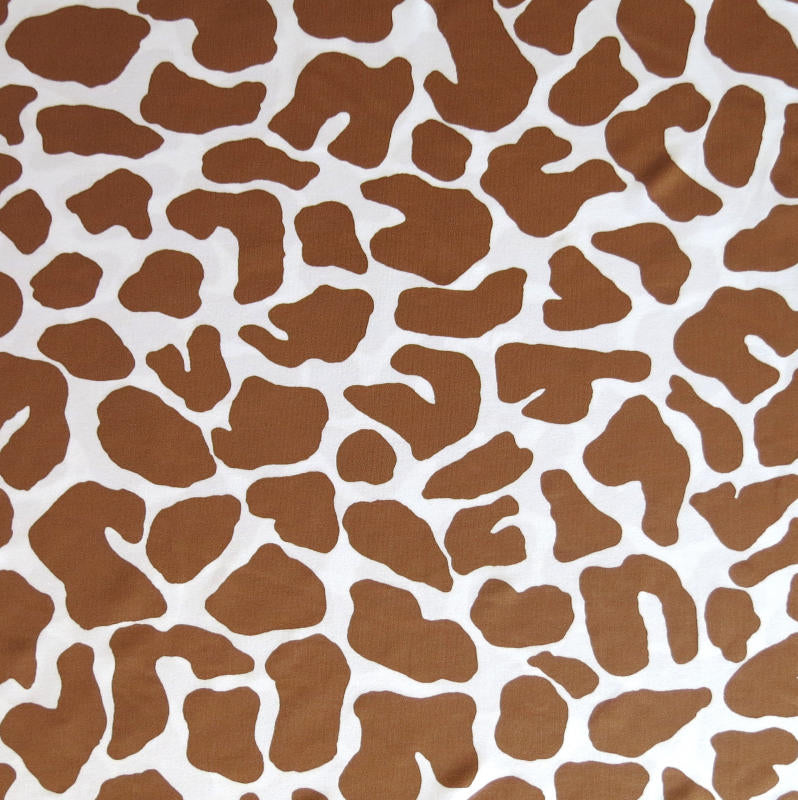 Swim Knit Nylon Spandex Giraffe Print