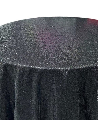 1 Yard Glitz Sequin Round Tablecloth 108 Inches Shiny Polyester Linen for Weddings and Events