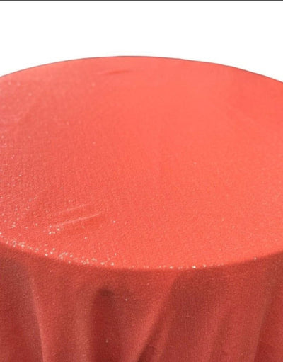 1 Yard Glitz Sequin Tablecloth 108 Inch Round Sparkling Polyester for Weddings and Events