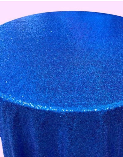 1 Yard Glitz Sequin Tablecloth 108 Inch Round Sparkling Polyester for Weddings and Events
