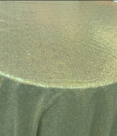 1 Yard Glitz Sequin Round Tablecloth 108 Inches Shiny Polyester Linen for Weddings and Events