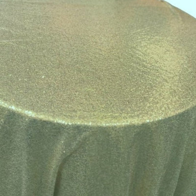 1 Yard Glitz Sequin Round Tablecloth 90 Inches Sparkle Polyester Cover for Party and Wedding Decor