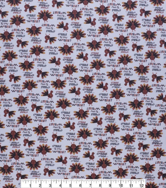 Quilting Cotton Gobble Til You Wobble Harvest