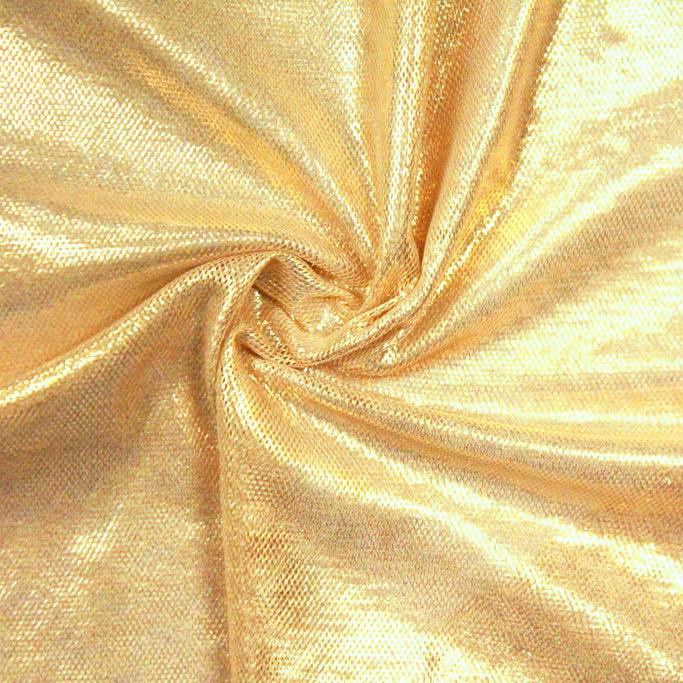 Goddess Foiled Stretch Mesh Polyester Fabric - Black/Fuchsia, 58/60" Width (1 Yard)