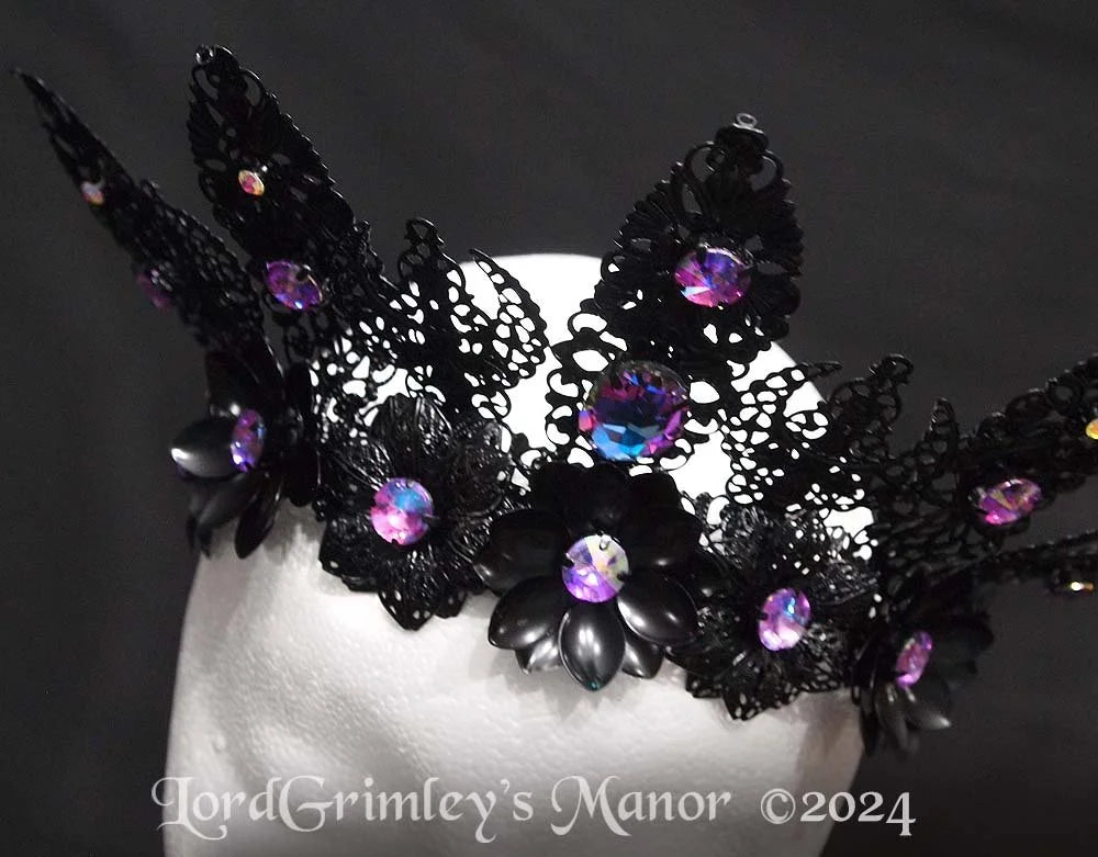 The Duchess of Devonshire - Jeweled Dark Crown