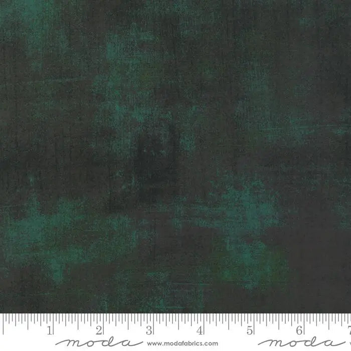Cotton Fabric Green Grunge Basics Christmas Green 44/45"