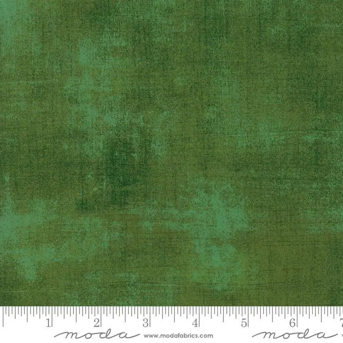 Cotton Print Green Grunge Basics Pine 44/45" Per Yard