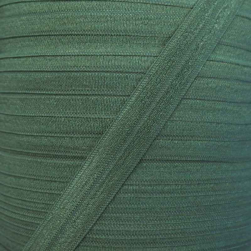Fold Over Elastic Trim Greenery 5/8"