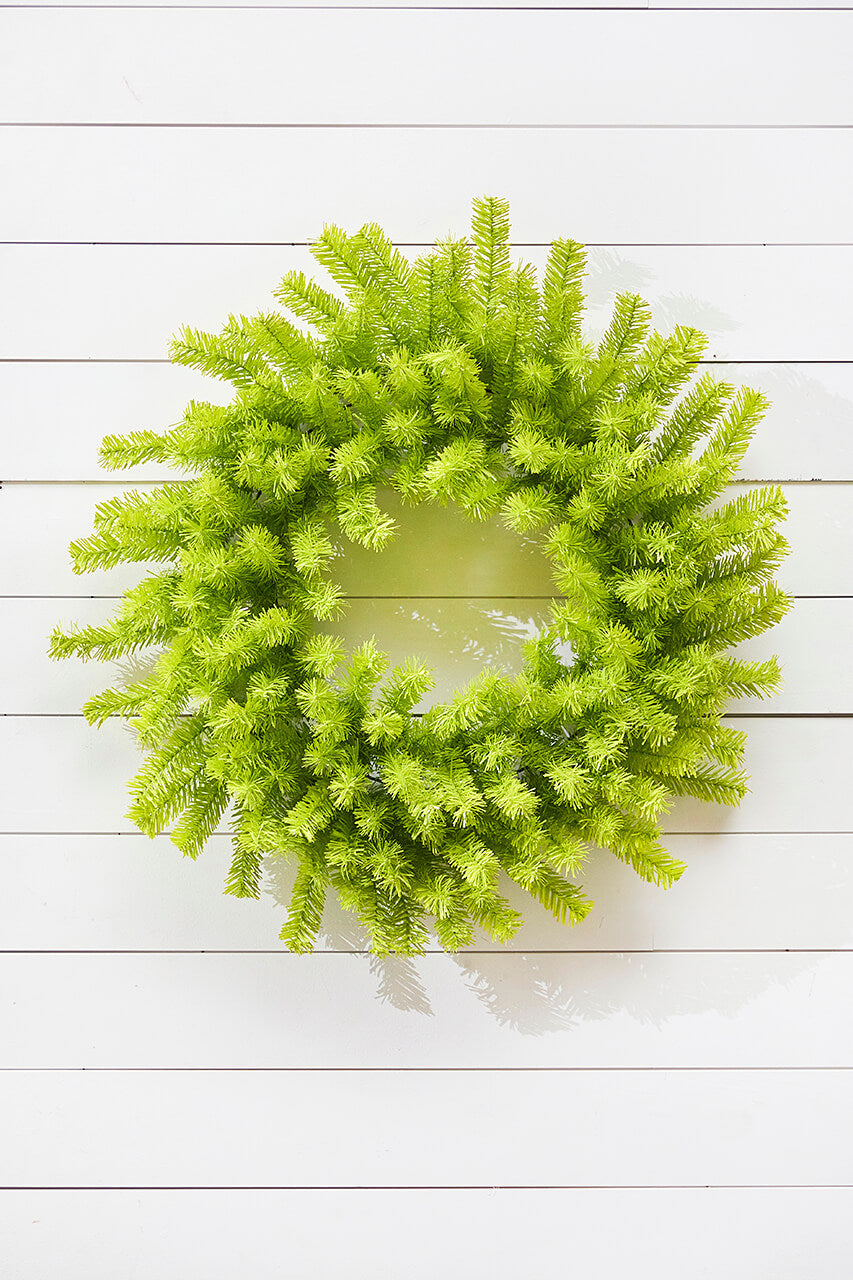 30" Lime Green Wreath