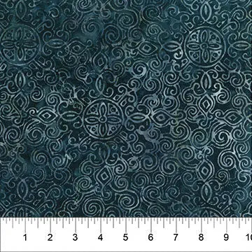 Cotton Batik Wideback Fabric Grey Charcoal Matera 108" Wide