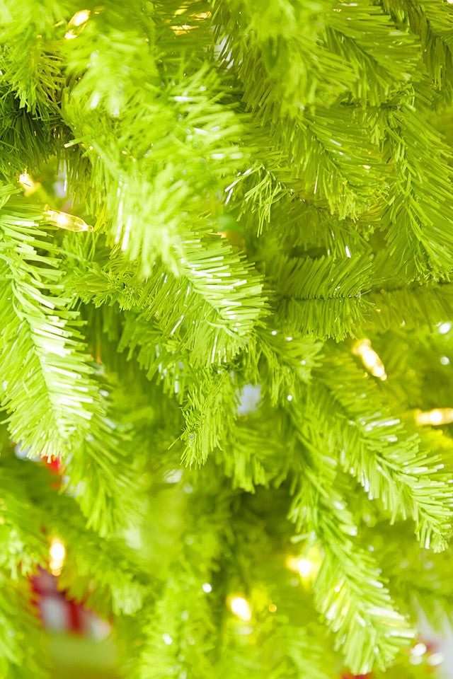 5 foot Lime Green Whimsical LED Christmas Tree