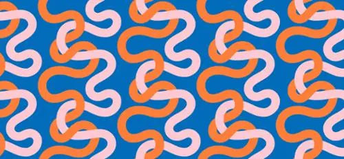 Cotton Wideback Fabric Groove Multi Blue