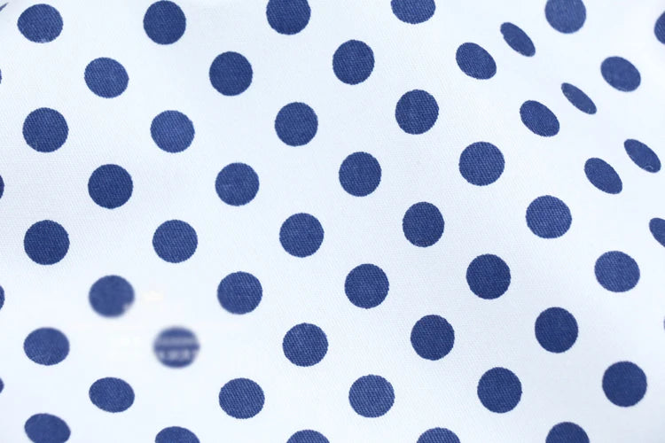 Dots Printed 100% Cotton Fabric by Meter, DIY Patchwork, Quilt Cloth, Bedding Blanket, Sheet, Pillow Decor, Fat Quilt, Tilda