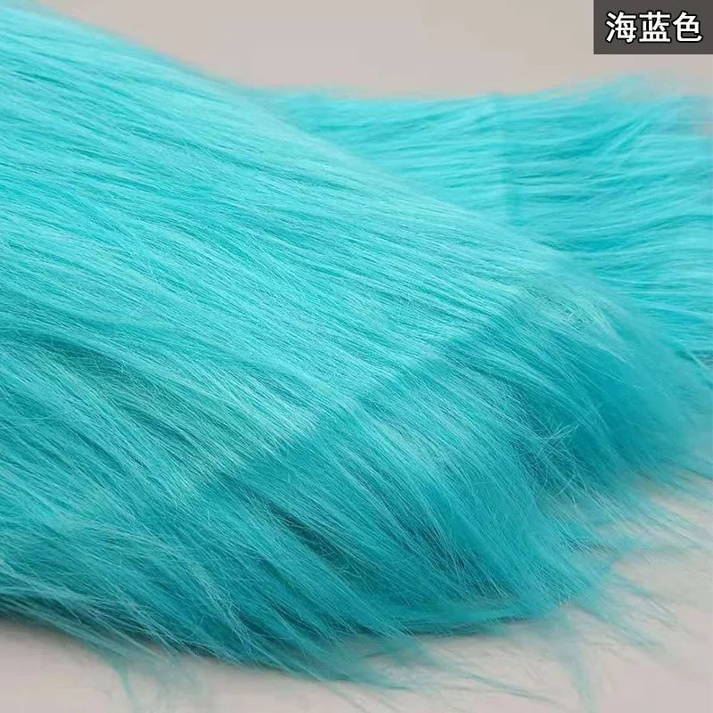 35Colours 12cm Imitation Plush Fur Fabric For DIY Photo Props chair decorative background Plush mat animal toy doll fabric