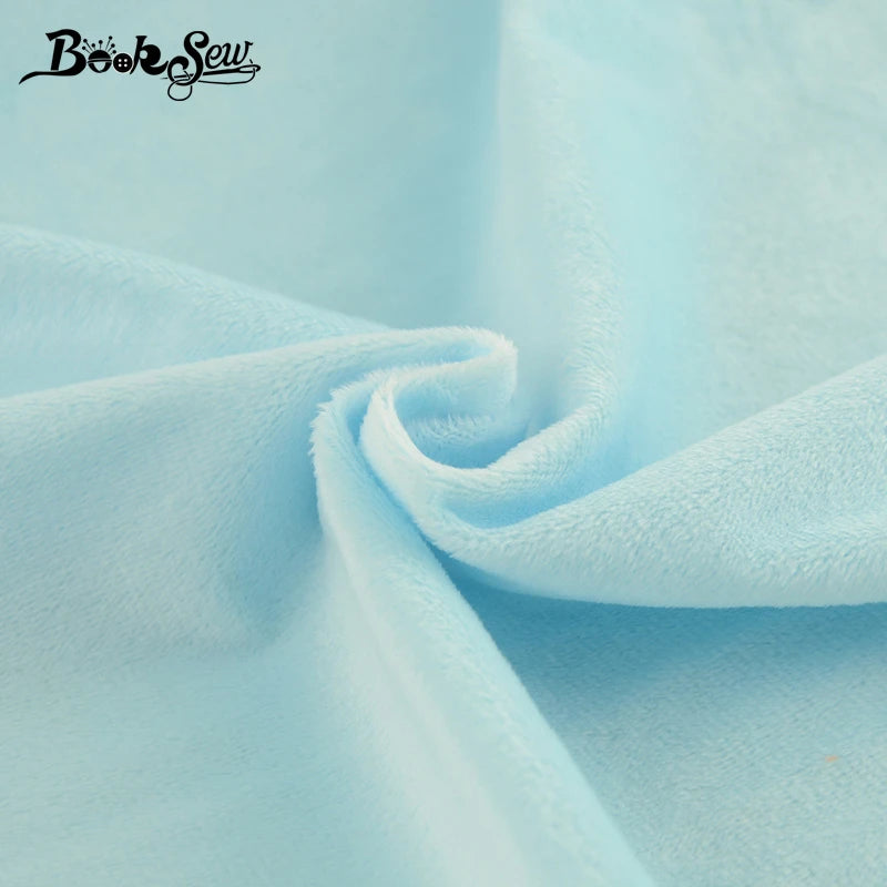 Solid Color Short Plush Velvet Fabric Super Soft Cloth Diy Handmade Home Textile Toy Apparel Cushion Pillow Blanket Material