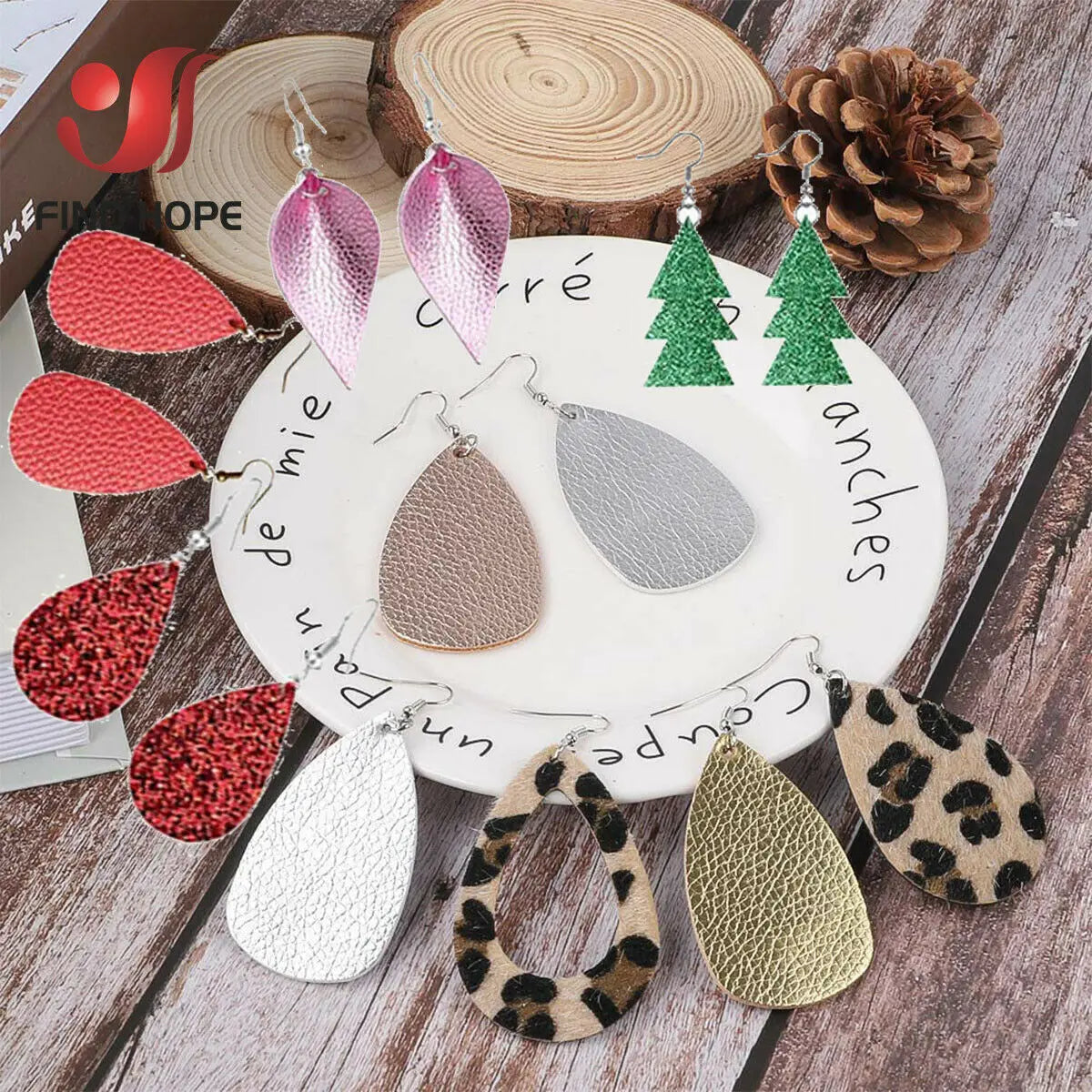 7pcs Wholesale Litchi PU Faux Leatherette Sweing Fabric Leather Systhetic Sheets Bow Bag DIY Earring Handmade Decor 20*15cm