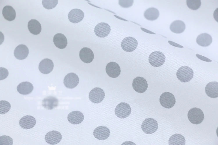 Dots Printed 100% Cotton Fabric by Meter, DIY Patchwork, Quilt Cloth, Bedding Blanket, Sheet, Pillow Decor, Fat Quilt, Tilda