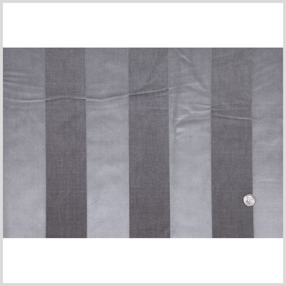 Silver Stripes Velvet