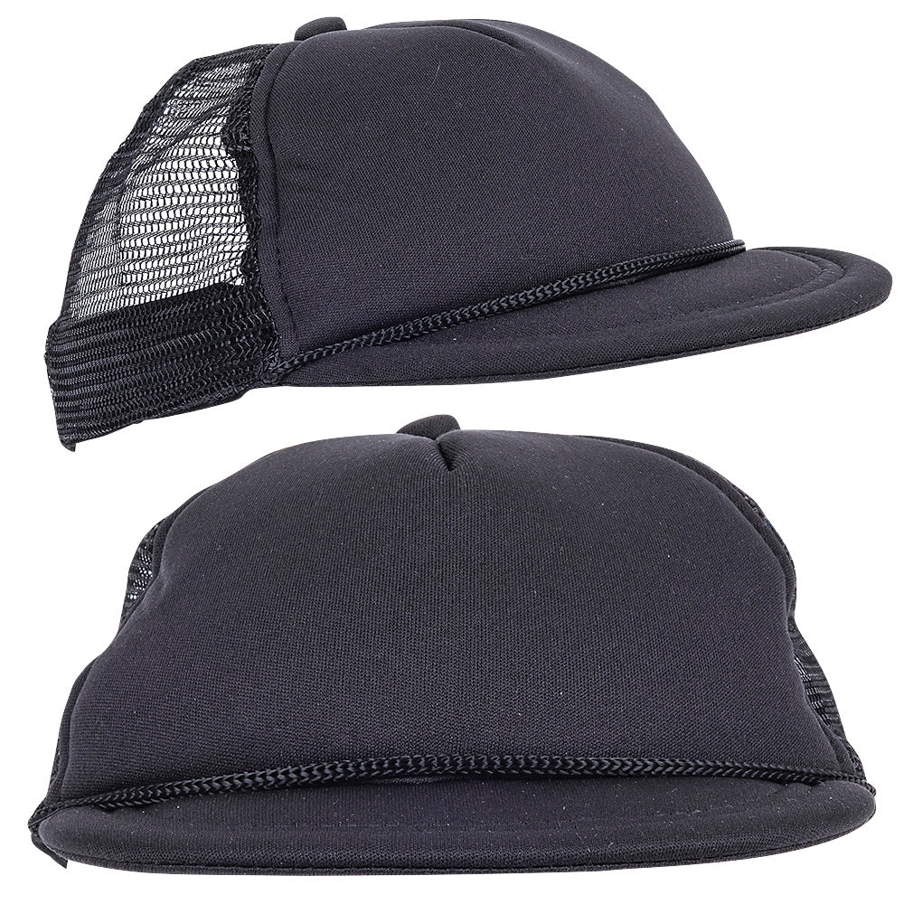 Black Baseball Hat Doll Accessory