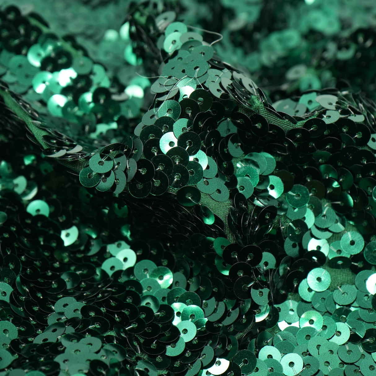 Halo Spandex Sequin Poly Spandex Fabric - Embroidered Sequin, 48" Width, 4-Way Stretch (1 Yard)