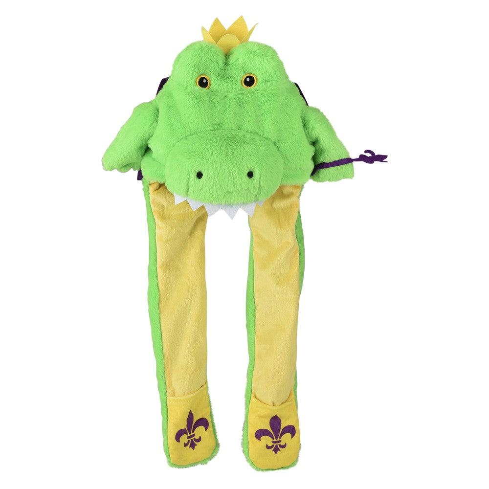 Mardi Gras Alligator Light-Up Hat