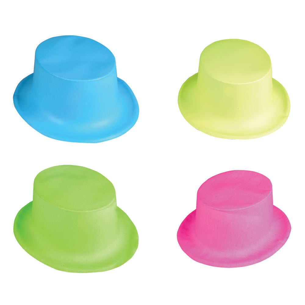 Neon Plastic Top Hat (1 DZ)