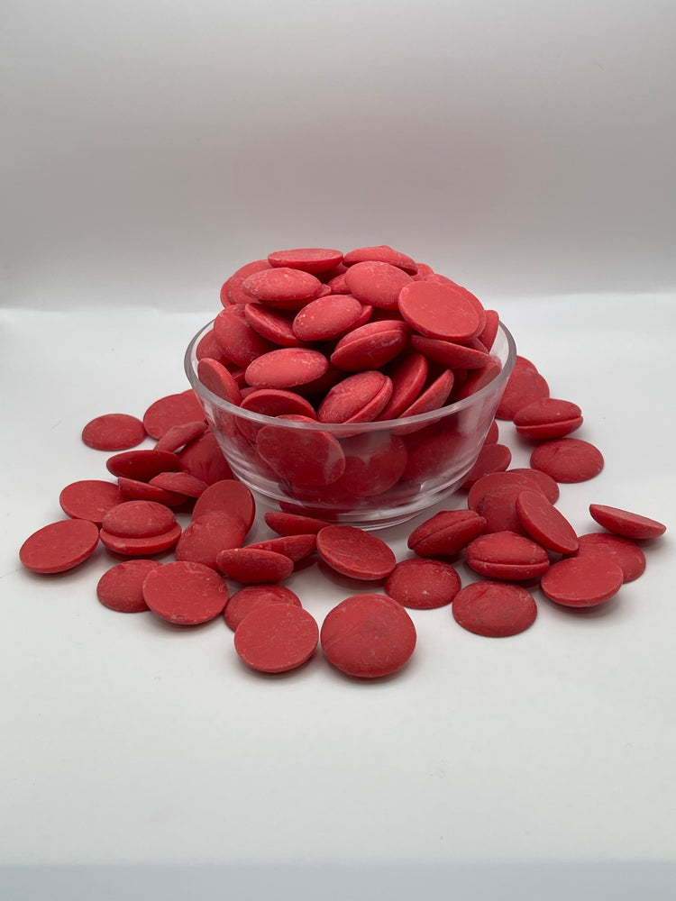 Merckens Red Chocolate Candy Melts – 2.5lbs