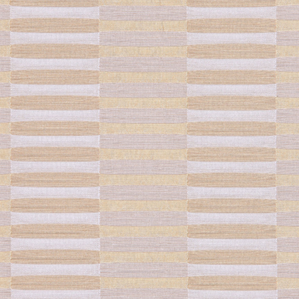 White Gold Stripes Woven