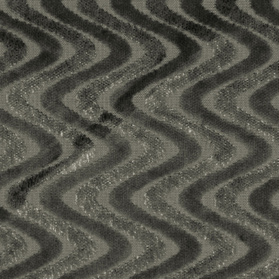 Olive Zig Zag Velvet
