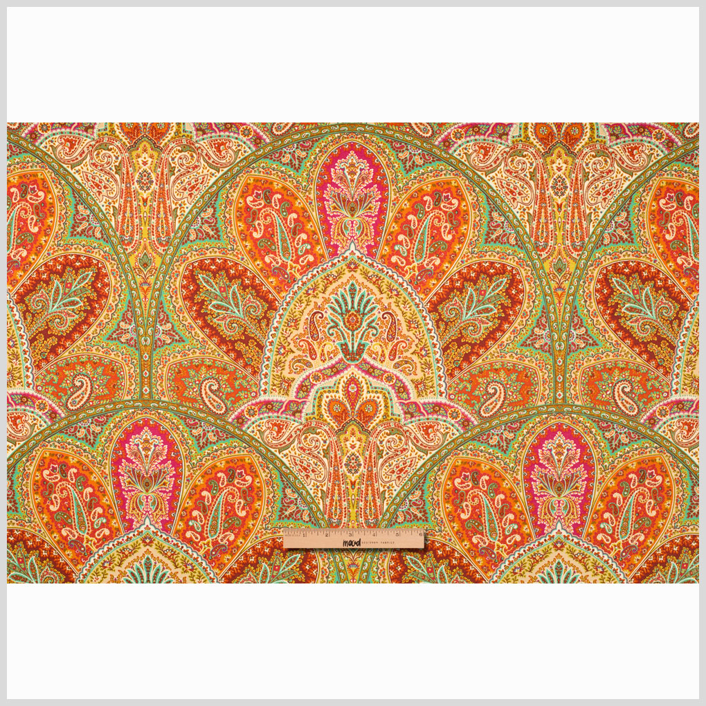 Sunset Paisley Twill